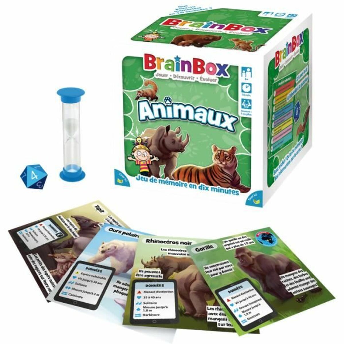 Utbildningsspel Asmodee BrainBox - Animales